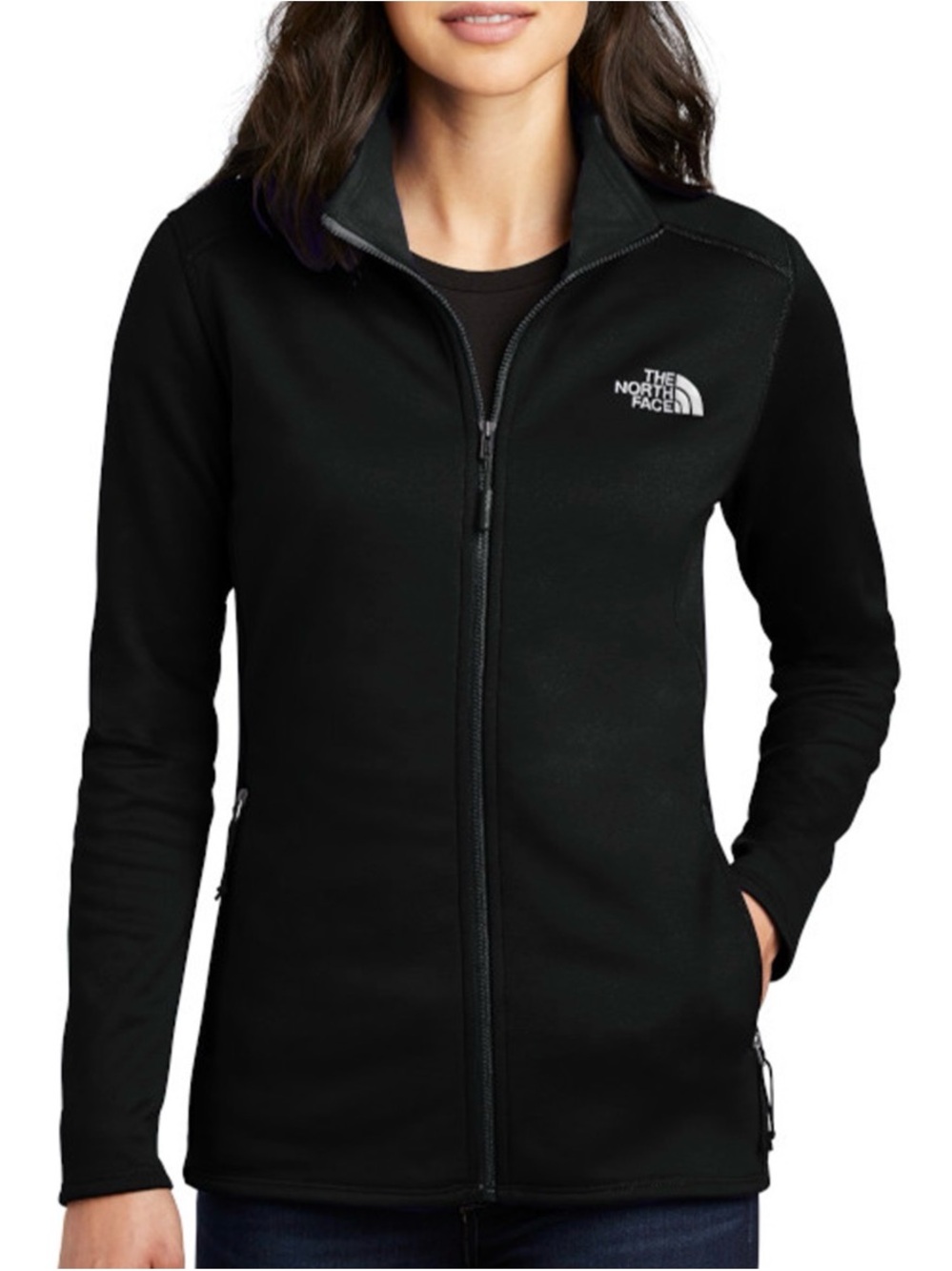 The North Face Women's Black Full-Zip Fleece Jacket